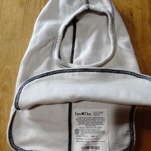 White BBQ Grilling Hood Just In Case